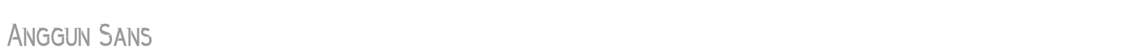 Anggun font preview